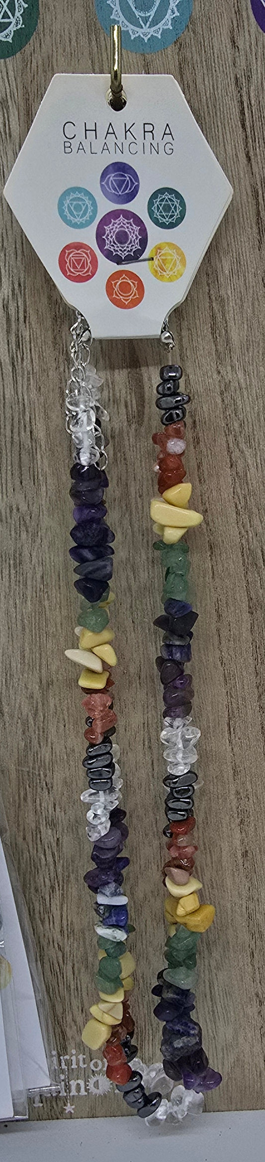 Chakra Small Stone Chip Necklace