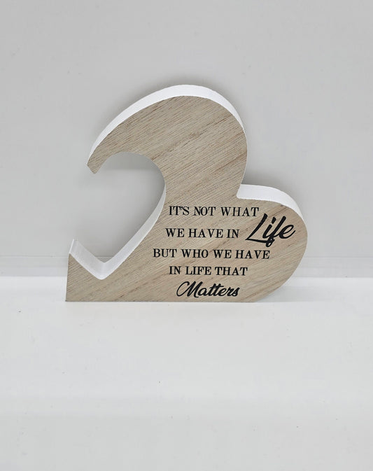 Life Sentiment Heart