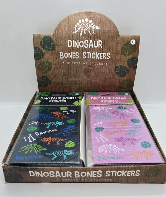 Dinosaur Bones Stickers